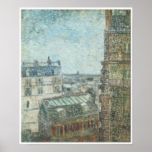Ansicht aus Vincent's Window, Vincent Van Gogh Poster