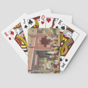 Ansicht der Abschnitte Schweden, Norwegen und Däne Spielkarten