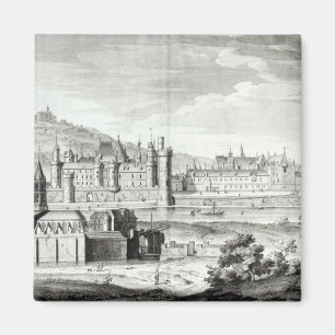 Ansicht der Abtei von Heilig-Germain-DES-Pres Magnet