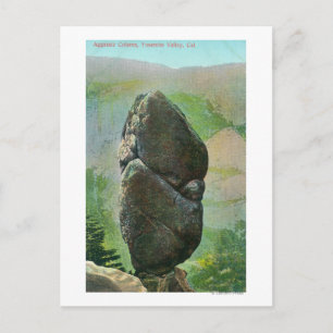Ansicht der Aggassiz-SpalteYosemite Nat'l Park, CA Postkarte