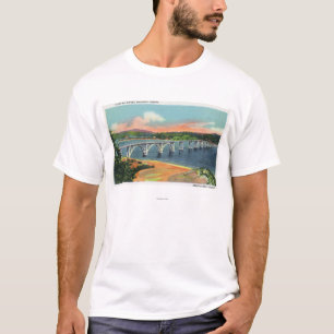 Ansicht der Alsea Bucht-Brücke T-Shirt