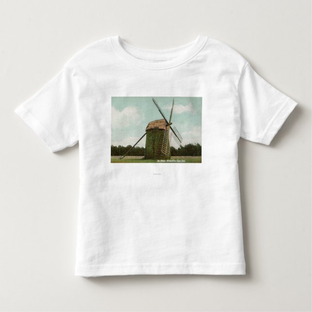 Ansicht der ältesten Windmühle auf Cape Cod Kleinkind T-shirt (Vorderseite)