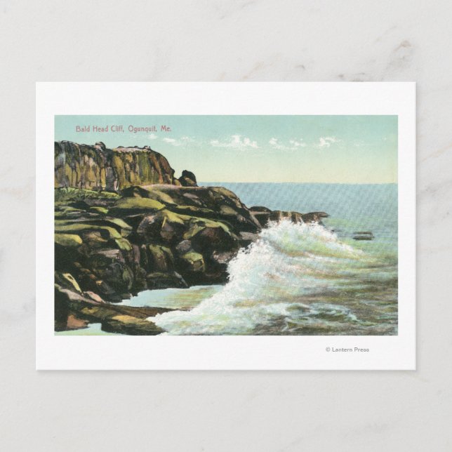 Ansicht der Bald Head Cliff Postkarte (Vorderseite)