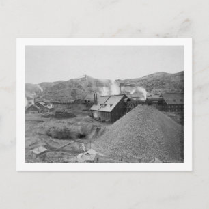 Ansicht der Bergwerksstätte "Homestake Works" Postkarte
