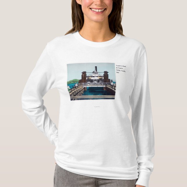 Ansicht der Berkeley-Fähren-Handelsmesse T-Shirt (Vorderseite)