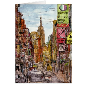 Ansicht der Bestimmungsort-  New York City von