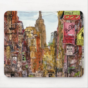 Ansicht der Bestimmungsort-  New York City von Mousepad