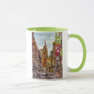 Ansicht der Bestimmungsort-  New York City von Tasse