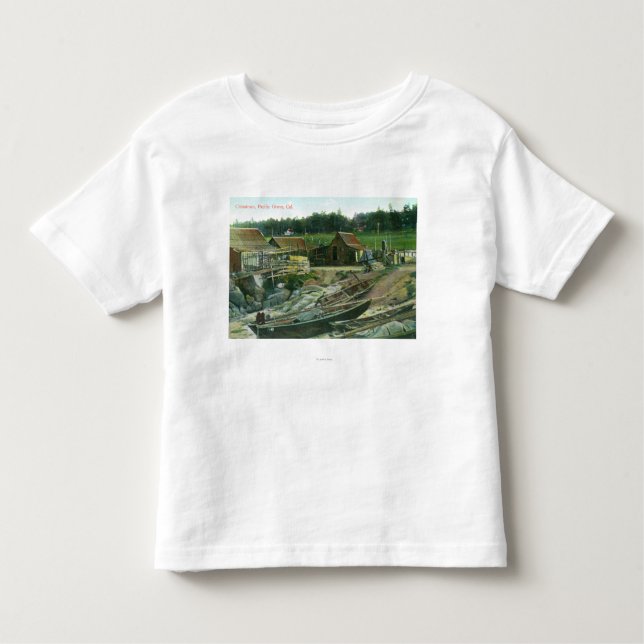 Ansicht der Boote auf Strand in Chinatown Kleinkind T-shirt (Vorderseite)