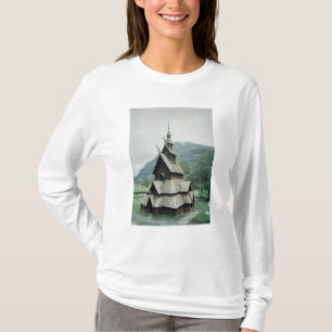 Ansicht der Borgund Daubekirche, c.1150 T-Shirt
