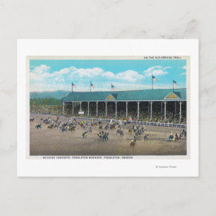 Ansicht der Bucking-Wettbewerbe Postkarte