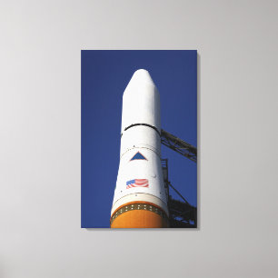 Ansicht der Bugnase der Rakete des Dreiecks IV Leinwanddruck