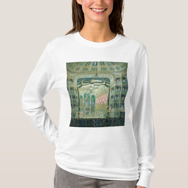 Ansicht der Bühne der Paris-Oper T-Shirt (Vorderseite)