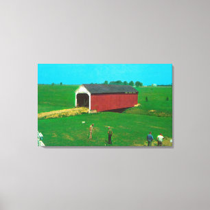 Ansicht der Catlin Brücke Leinwanddruck