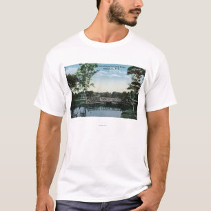 Ansicht der Central Park-Nebenfluss-Brücke T-Shirt