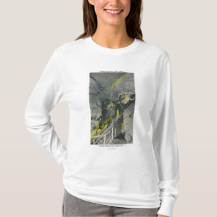 Ansicht der chinesischen Pagode im Tempel des T-Shirt