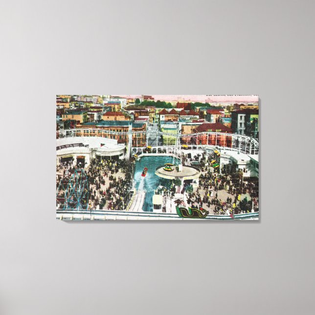 Ansicht der Chutes von oben # 2 Leinwanddruck (Vorderseite)