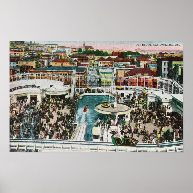 Ansicht der Chutes von oben # 2 Poster (Vorne)