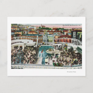 Ansicht der Chutes von oben # 2 Postkarte