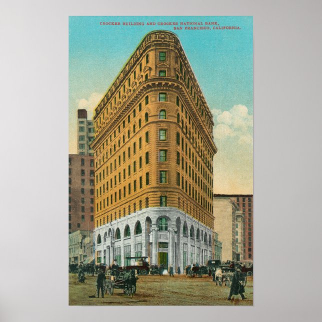 Ansicht der Crocker Bldg und Crocker Nat'l Poster (Vorne)