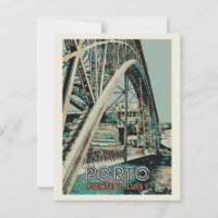 Ansicht der D. Luis Bridge Abbildung Porto Portuga
