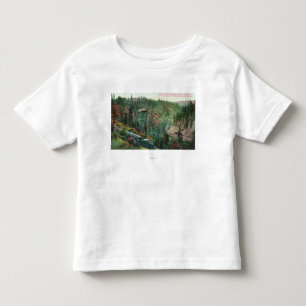 Ansicht der Eisenbahn-Schleife Kleinkind T-shirt