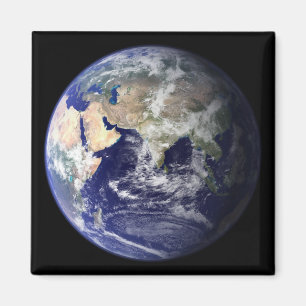 Ansicht der Erde vom Raum Magnet