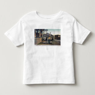 Ansicht der Esel, die WaterBisbee, AZ tragen Kleinkind T-shirt