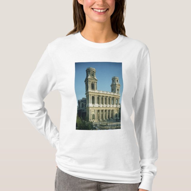 Ansicht der Fassade der Kirche von T-Shirt (Vorderseite)