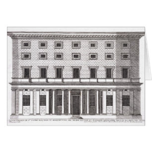 Ansicht der Fassade von Palazzo Massimi alla