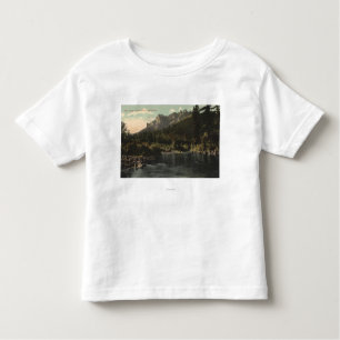 Ansicht der Felsspitzen, Schloss-Felsen Kleinkind T-shirt