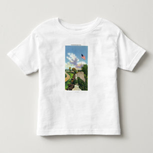 Ansicht der Flaggen-Bastion und der Südwand Kleinkind T-shirt