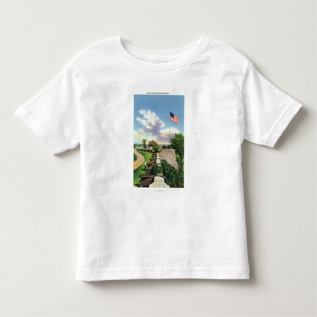 Ansicht der Flaggen-Bastion und der Südwand Kleinkind T-shirt (Vorderseite)