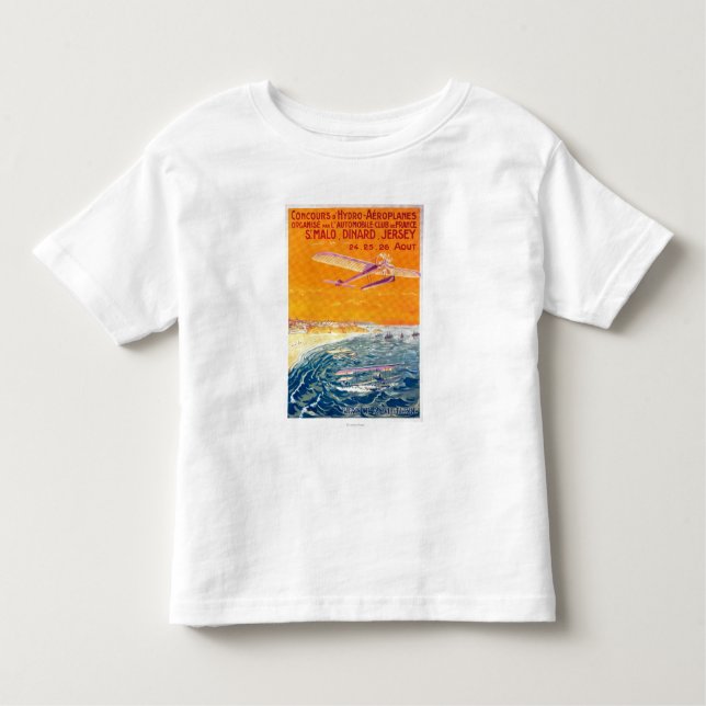 Ansicht der Floss-Flugzeuge im Luft-und Kleinkind T-shirt (Vorderseite)