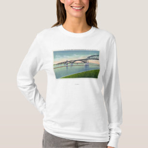 Ansicht der Friedensbrücke über dem Niagara Fluss T-Shirt
