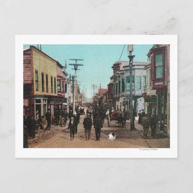 Ansicht der Front StreetNome, AK Postkarte (Vorderseite)