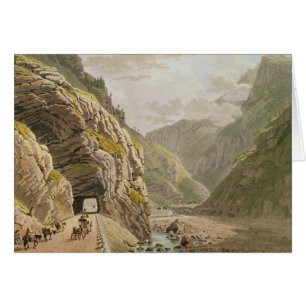 Ansicht der Galerie d'Algaby nahen Wallis Grenze