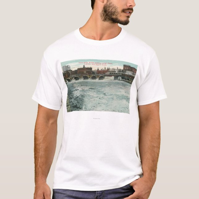 Ansicht der Gerichts-Straßen-Brücke, die Lehigh T-Shirt (Vorderseite)