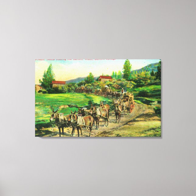 Ansicht der Güterteams für die Beförderung von Bar Leinwanddruck (Vorderseite)