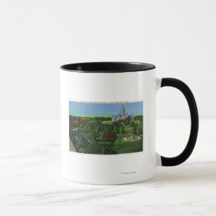 Ansicht der Hauptstadt des Staat, Gedächtnisbogen Tasse