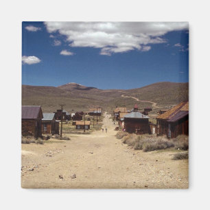 Ansicht der Hauptstraße, Bodie, Kalifornien Magnet