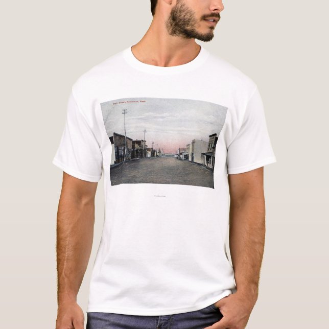 Ansicht der Hauptstraße T-Shirt (Vorderseite)