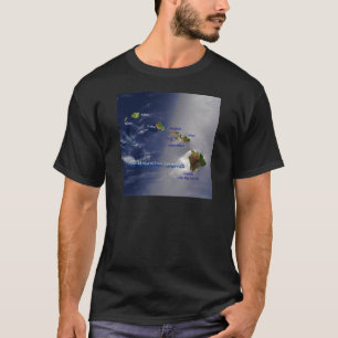 Ansicht der hawaiischen Inseln T-Shirt