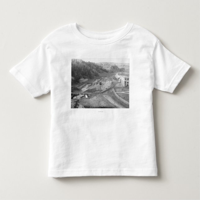 Ansicht der heißer Quellen, Sd-Fotografie Kleinkind T-shirt (Vorderseite)
