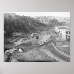 Ansicht der heißer Quellen, Sd-Fotografie Poster
