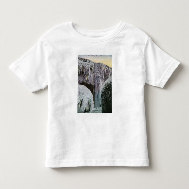 Ansicht der Höhle der Winde im Winter Kleinkind T-shirt (Vorderseite)