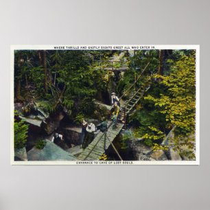 Ansicht der Höhle des verlorenen Soul-Eingangs Poster