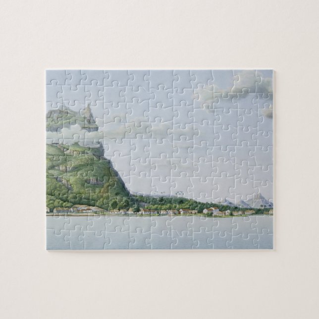 Ansicht der Insel von Bora Bora, 'vom Reise-Auto Puzzle (Horizontal)