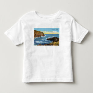 Ansicht der Kahlkopf-Klippe an York-Strand Kleinkind T-shirt