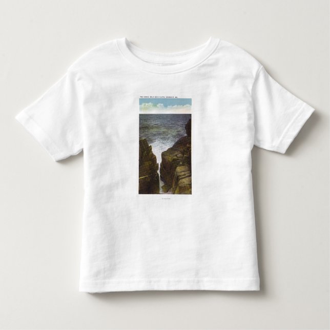 Ansicht der Kahlkopf-Klippen, die Schlucht Kleinkind T-shirt (Vorderseite)